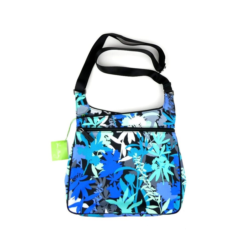 Vera Bradley Camo‎ Floral Lighten Up Slim Crossbody NWT